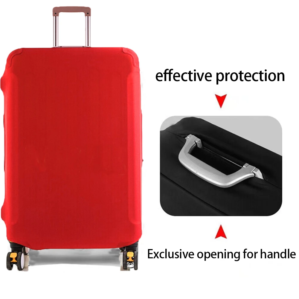 Custom Name Luggage Protective Cover for 18-28 Inch 26 Letter Thick Elastic Suitcase Dust Cover Trolley Case Travel Accessories