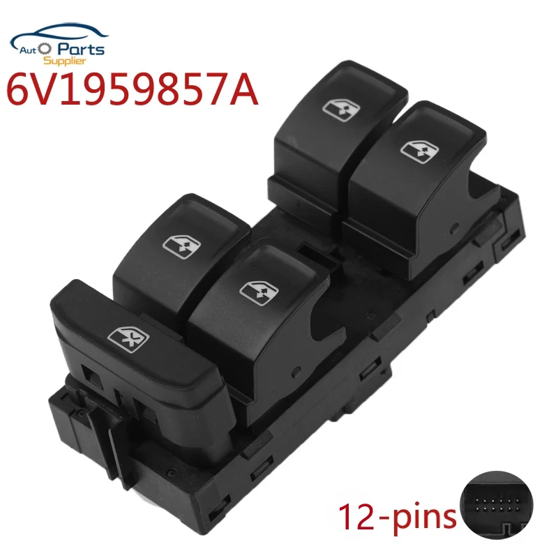 New 6V1959857A For Skoda Fabia Rapid 2013-2020 Power Window Control Switch