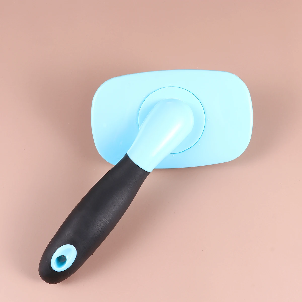 

360 Rotatable Pet Grooming Comb Large Blue Stainless Steel for Dogs Cats Removes Tangles Knots Dander Ergonomic Grip