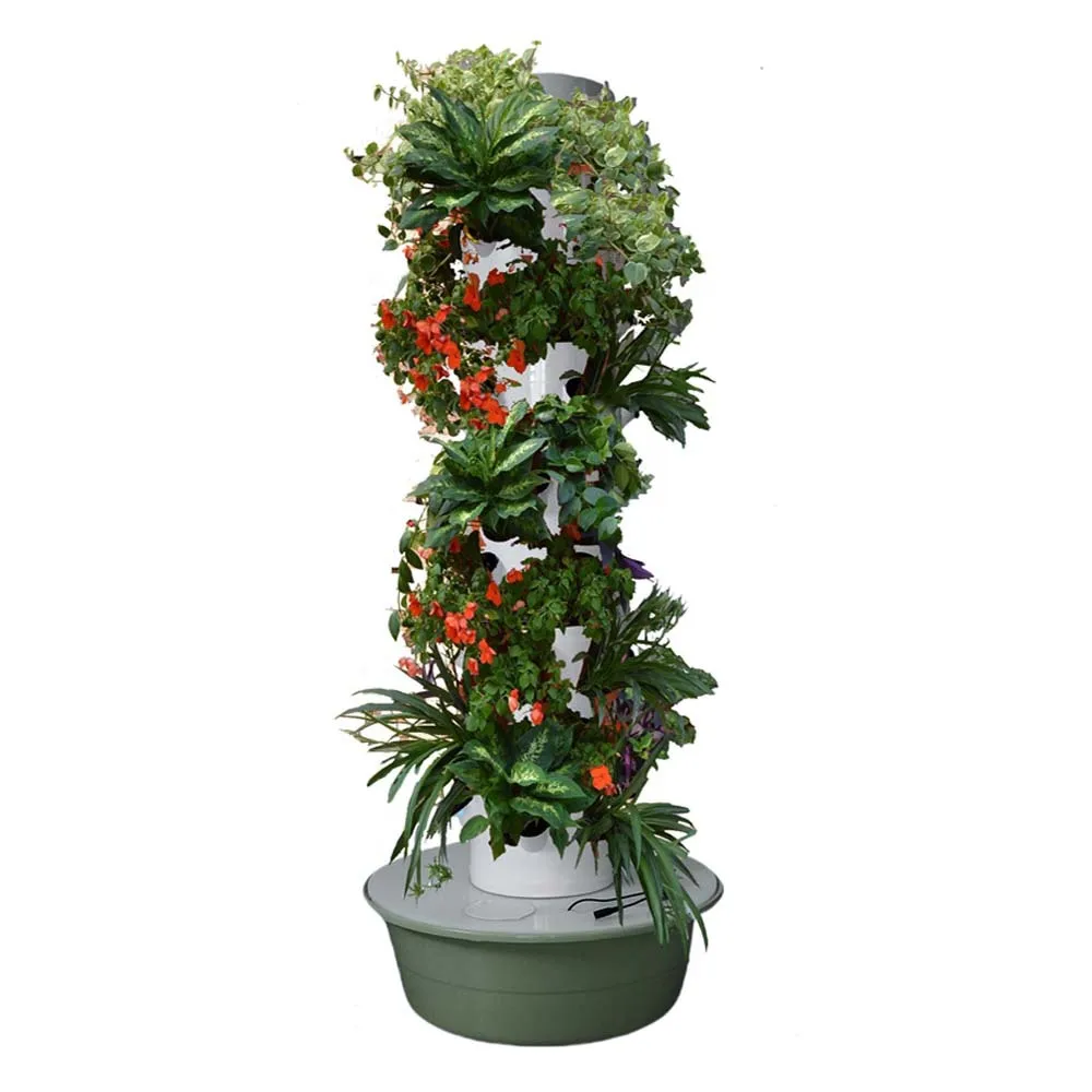 Soilless cultivation planting tower hydroponic vegetables and fruits hydroponic column export balcony vegetable planter