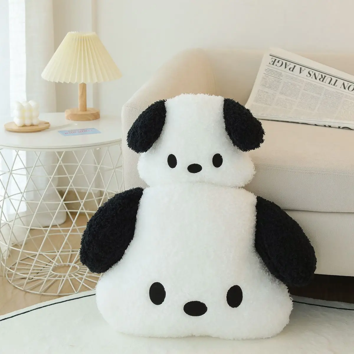 Cute Pacha Dog Pillow Office Cushion Headrest Large Backrest Sofa Cushion Student Waist Support