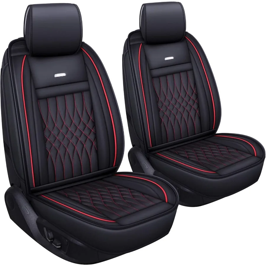 2 قطعة أغطية مقاعد السيارة السيارات تناسب معظم سيارات السيدان SUV شاحنة صالح ل سبورتاج نيرو أوبتيما فورتي سول ريو سنترا ألتيما ماكسيما إكستيرا بلاك #1
