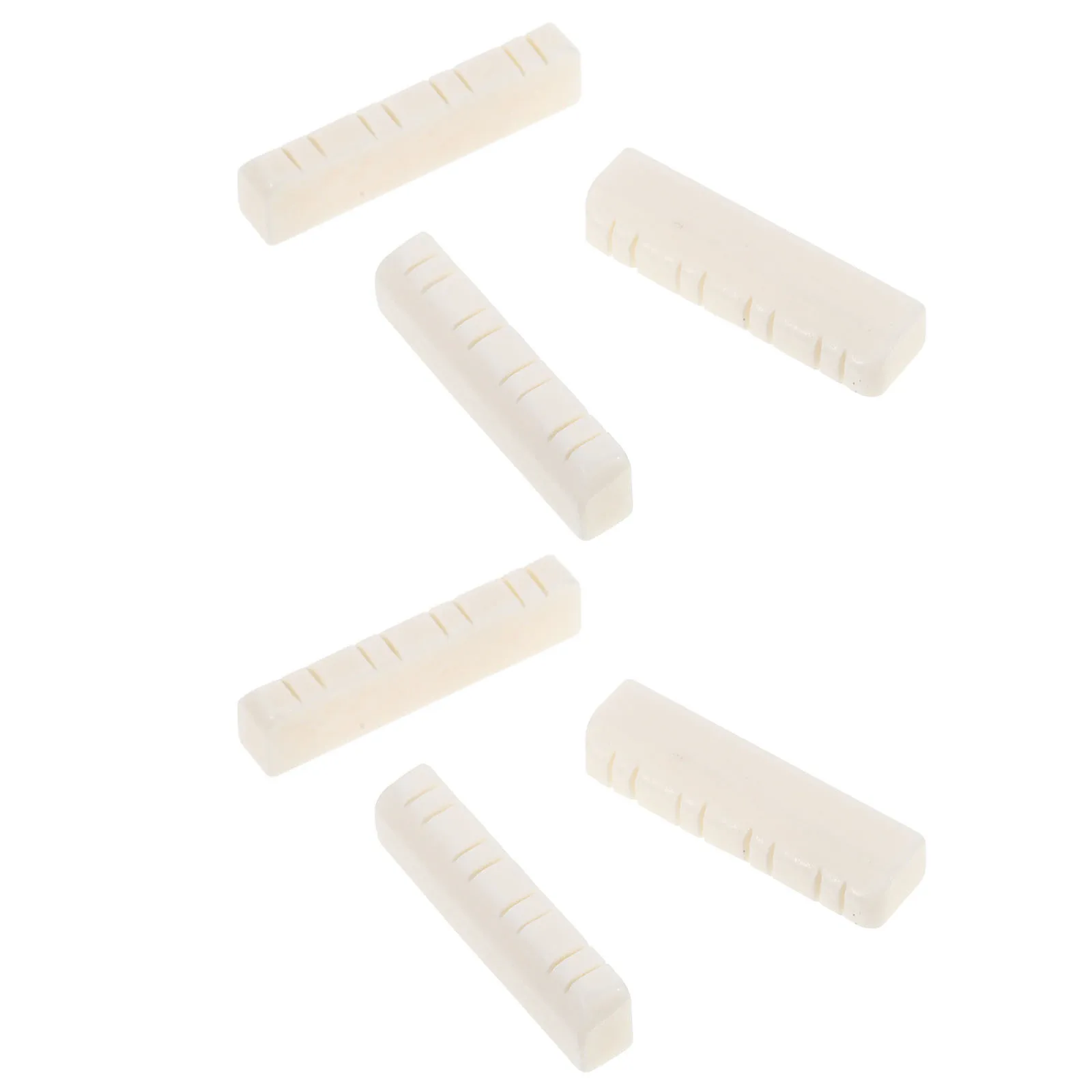 

6Pcs Ox Bone Mandolin Neck Rest Prevent Scratches Slips Easy Clean Maintenance Tool Mandolin Fret Nut Neck Rest