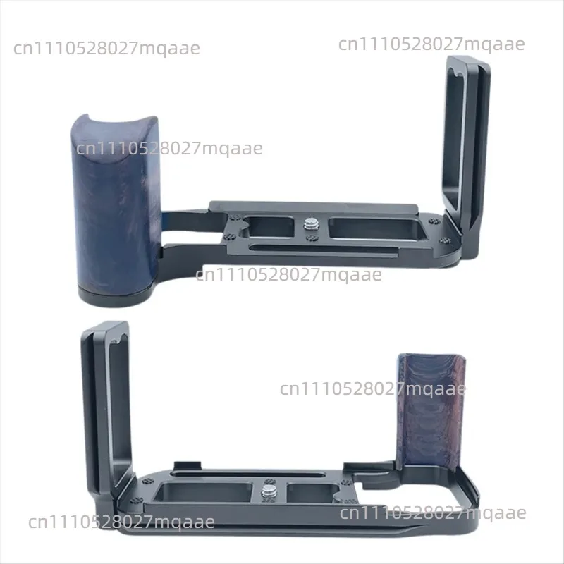 for AU41-Camera Quick Release Plate L Bracket L-Shape Vertical Hand Grip with 1/4 Inch Tripod Screw for Nikon DF Camera Black