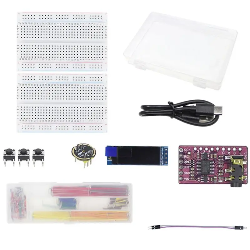 

ABMF-AI Voice Chat Robot Breadboard 3.5Mm Audio Kit For AI Voice Chat Robot ESP32-S3 Development Board