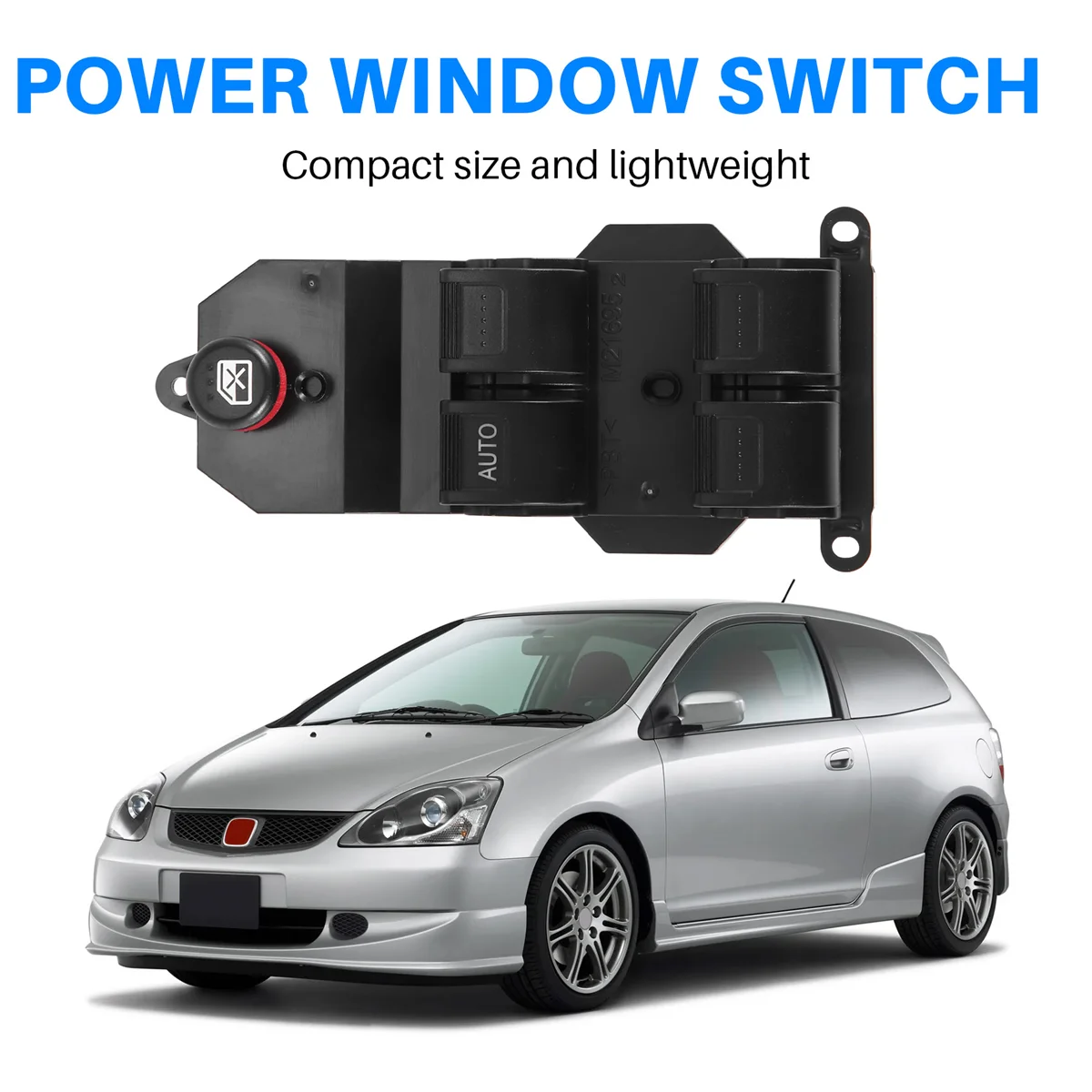 

#63Q Automotive Parts & Accessories,Power Window Switch for Honda Civic 2001-2005 CRV 2002-2006 Driver,black