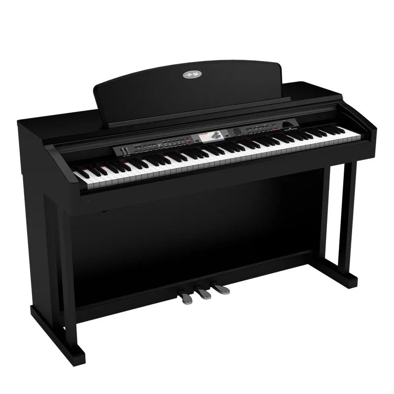 Multi-Function 88 Keyboard Electronic Digital Black Acoustic Upright Piano