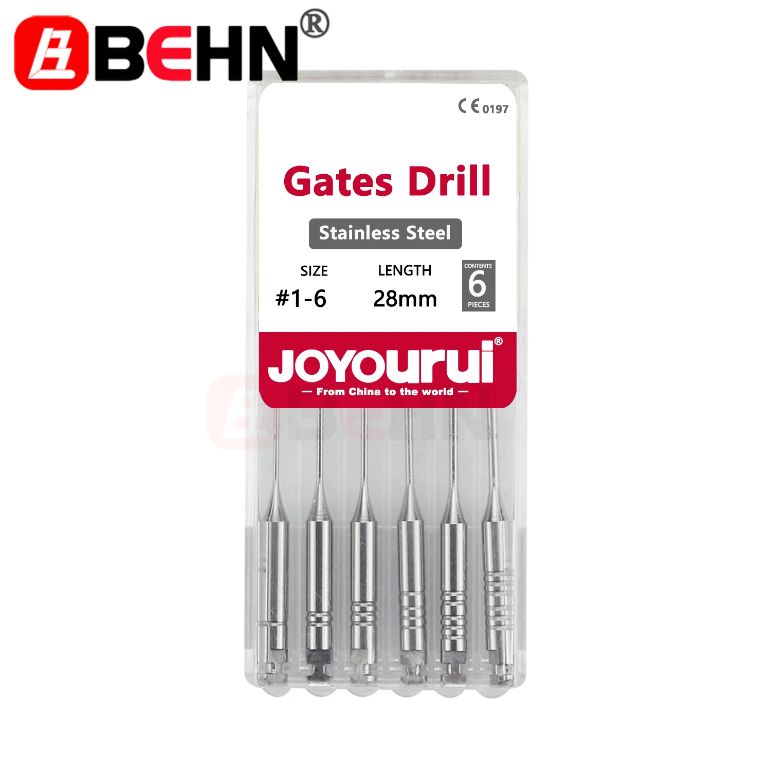 32mm/28mm Dental Endodontic Drill Gates Glidden Peeso Reamers Rotary Paste Carriers Engine Use Stainless Steel Endo Files