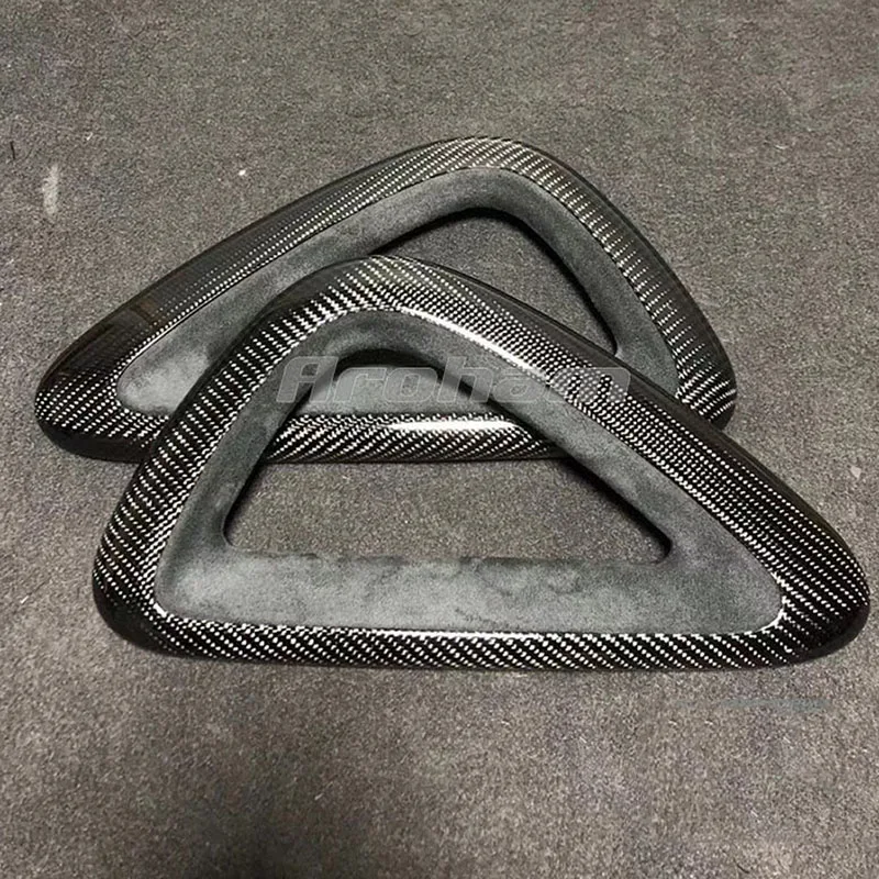 100% Real Carbon Fiber With Alcantara Or Forging 1K8868055A For Volkswagen Scirocco MK3 Door Interior Grab Handle Trim