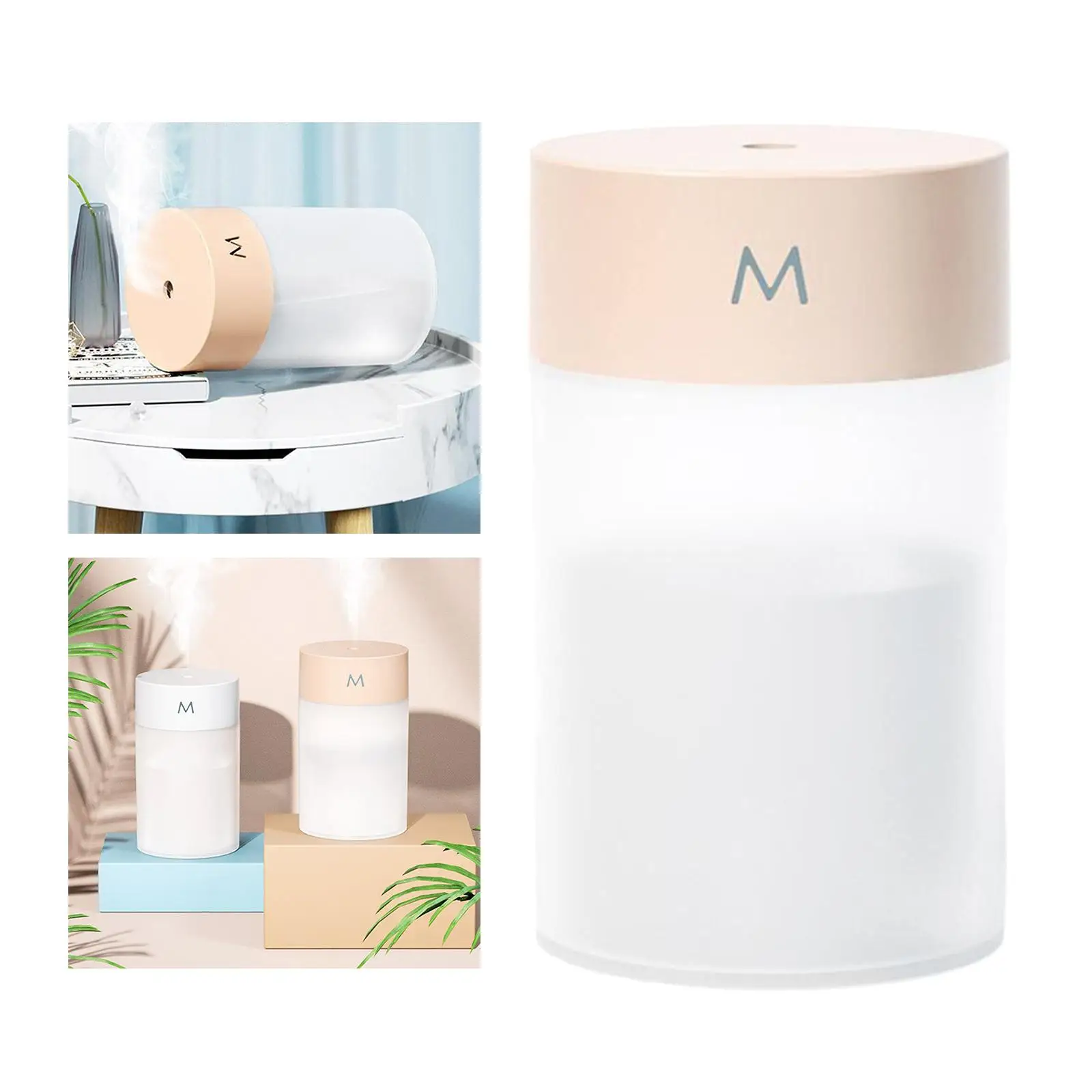 Umidificador e Difusor de Ar Ultrassônico, 260ml, Carro, Quarto, Escritório, Mesa, Pacote 2-4