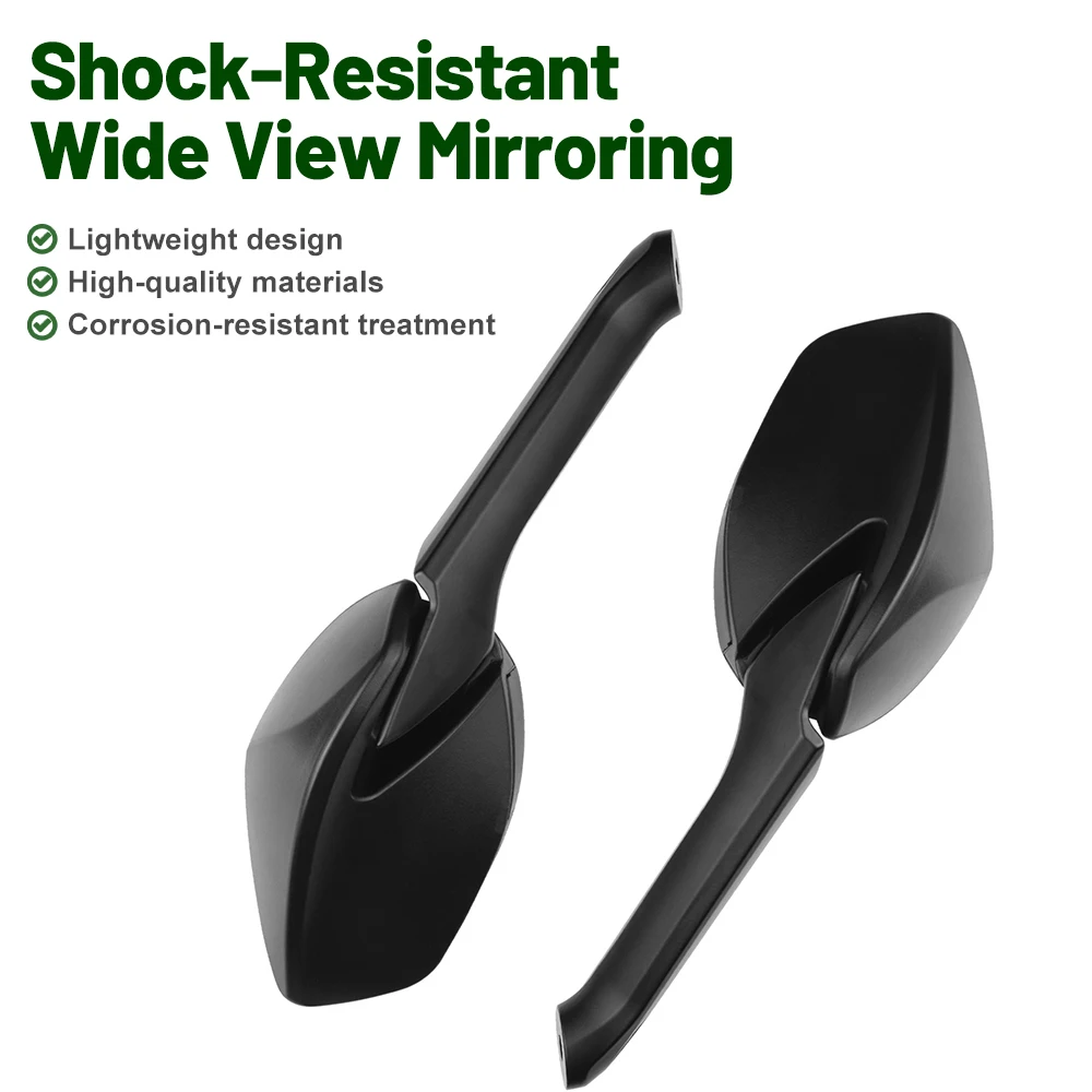 Motorcycle Rear View Mirrors for Ducati Diavel 2014‑2017 XDiavel 2016 2019 Monster 1200 R 2016‑2019 Left Right Rearview Mirrors