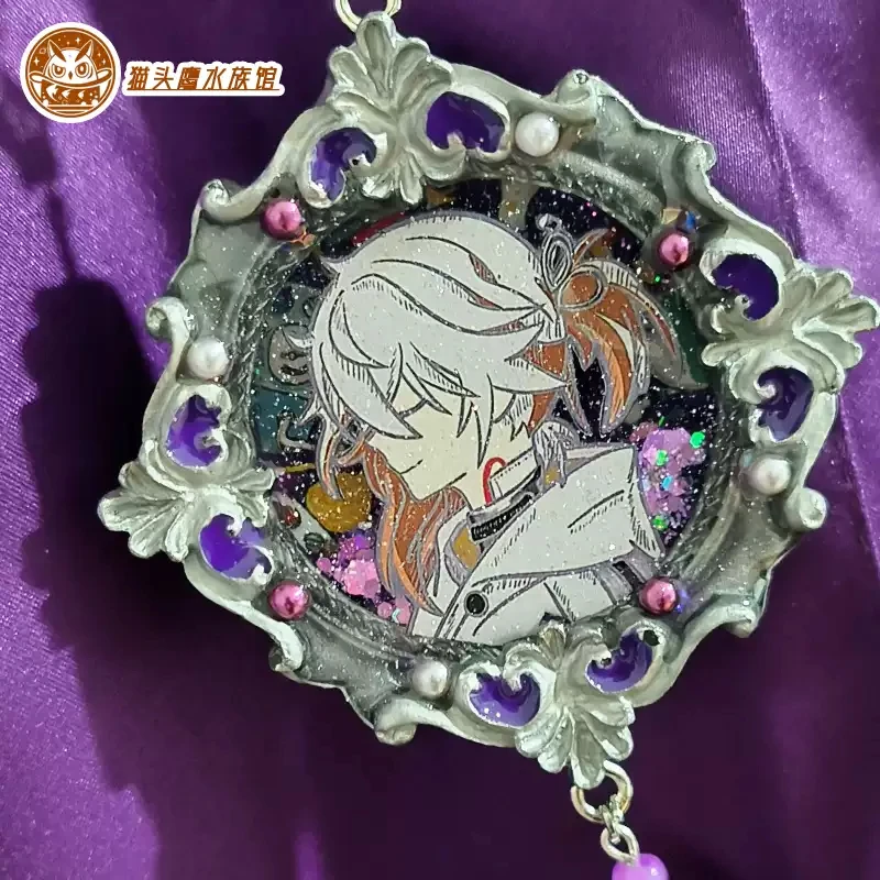 Anime Reverse:1999 Medicine Pocket Cosplay Broche de arena movediza de dibujos animados, Collares, Colgantes hechos a mano, Broches, Accesorios, Regalo