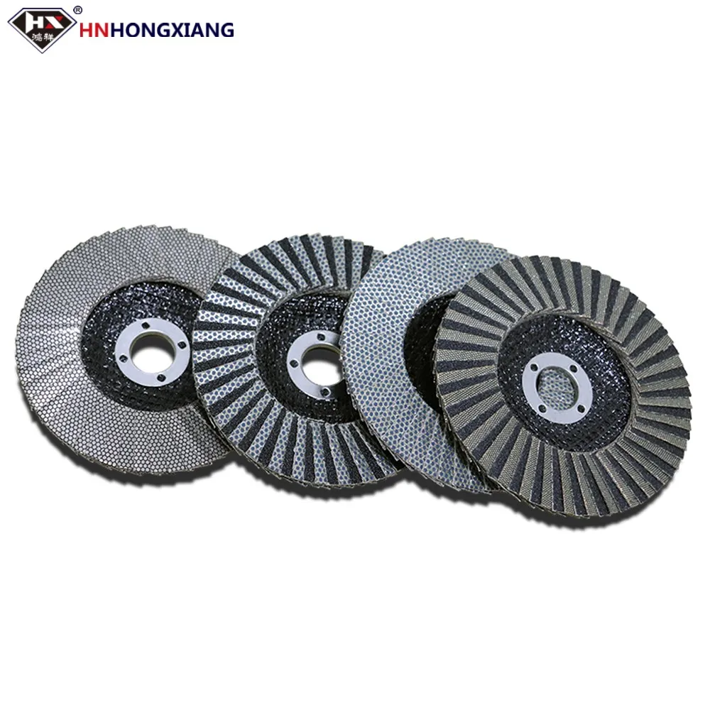 

Diamond Flap Grinding Disc Electroplated Abrasive Concrete Grinding Wheel Sanding Disc for Angle Grinder