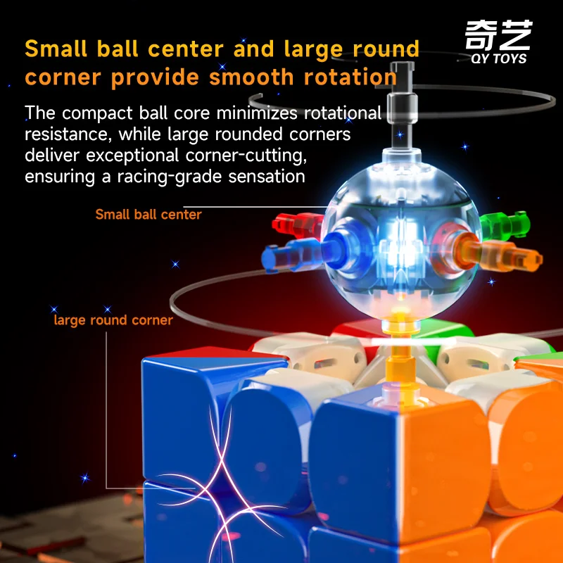 QiYi Ai Smart Cubo Mágico Magnético, Puzzle de Velocidade Profissional, Brinquedo das crianças, QY Speedcube, Nova Versão, 3x3x3, 3x3, 2024