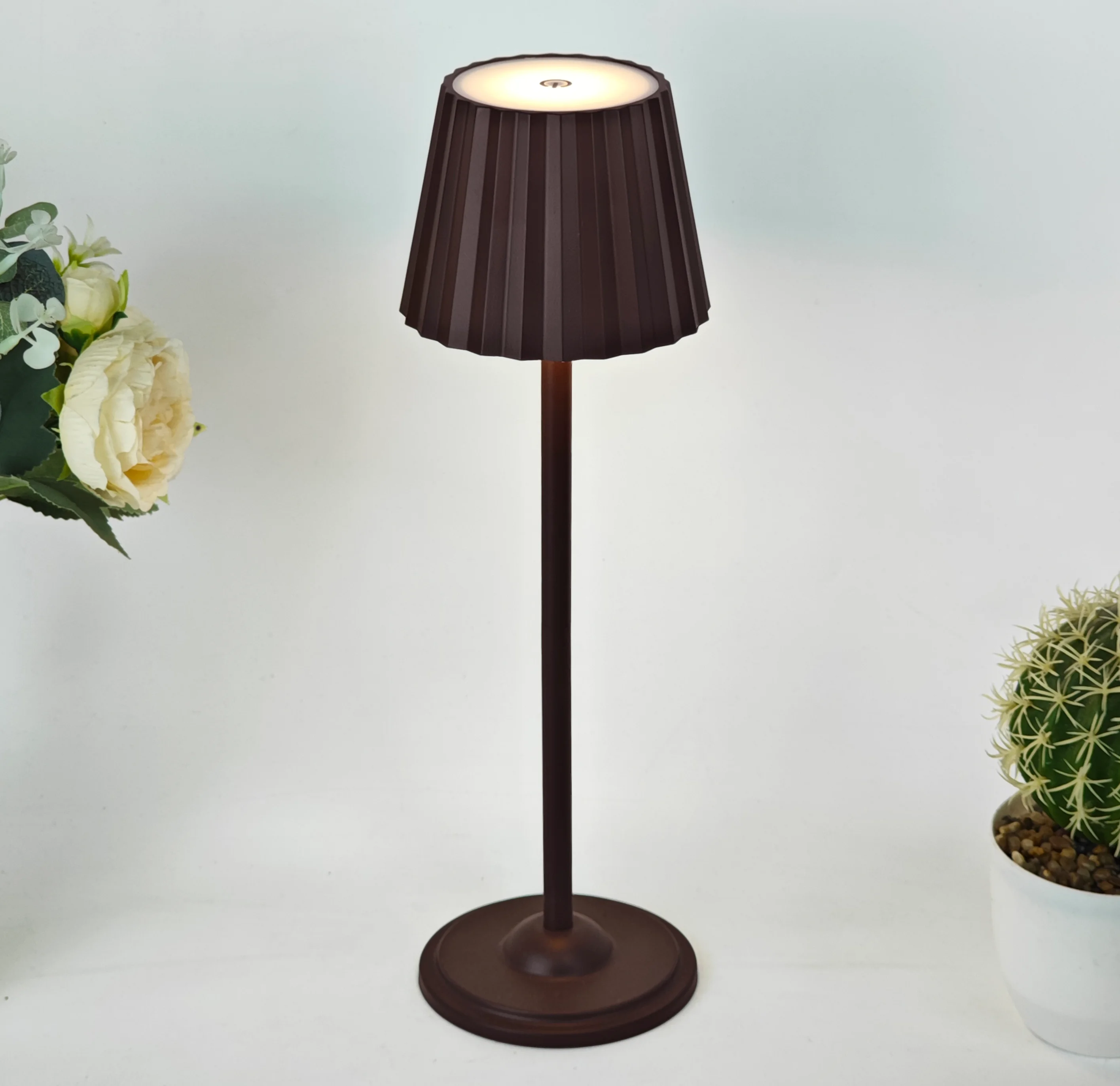 الإبداعية مكتب مطعم طاولة بار قابلة للشحن دراسة القراءة اللمس Led مكتب ضوء مصباح USB شحن ميناء اللاسلكي #5