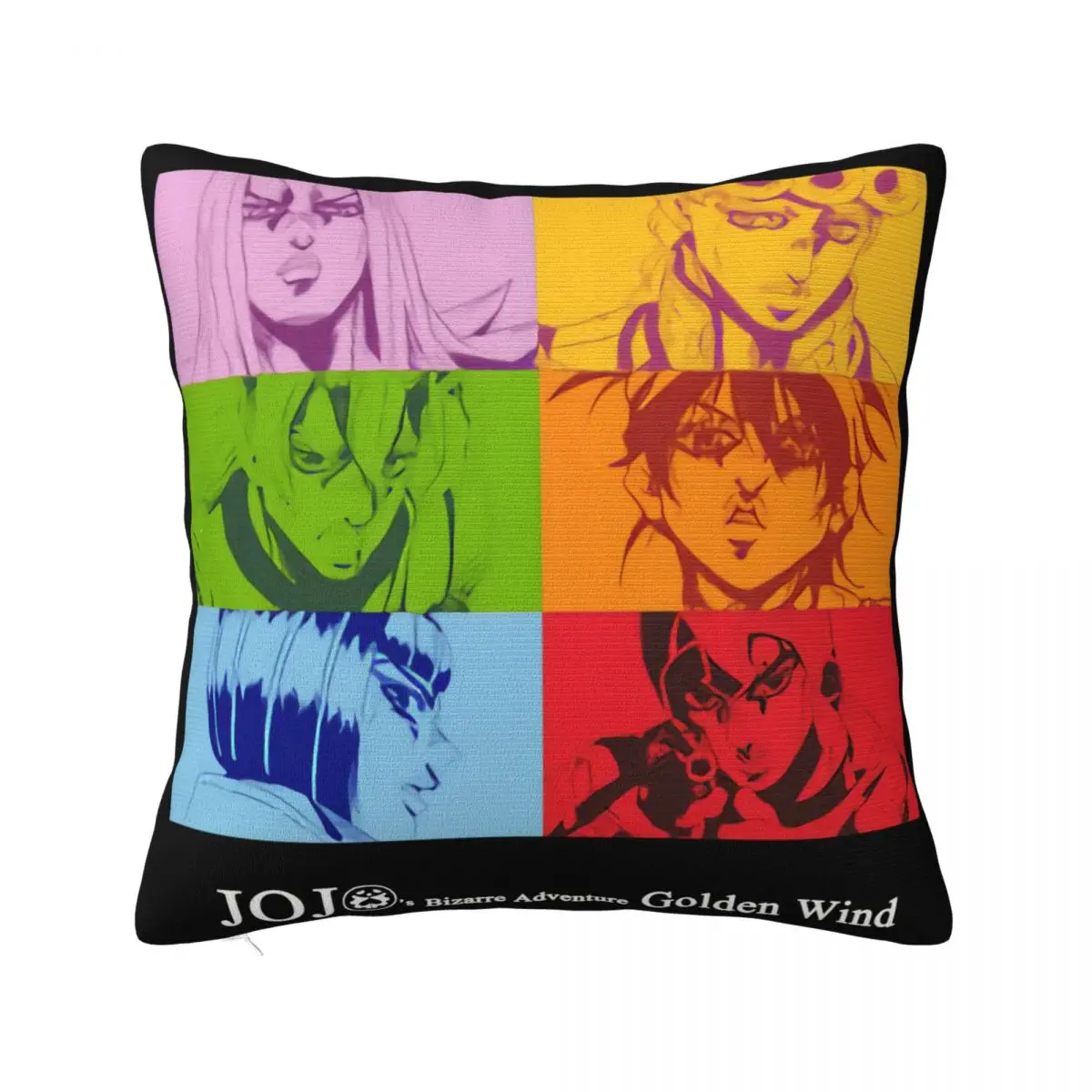 Jojo's Bizarre Adventure Group Anime Ly Licensed Adult Personality Hot Basic Better Colour Pillow Case