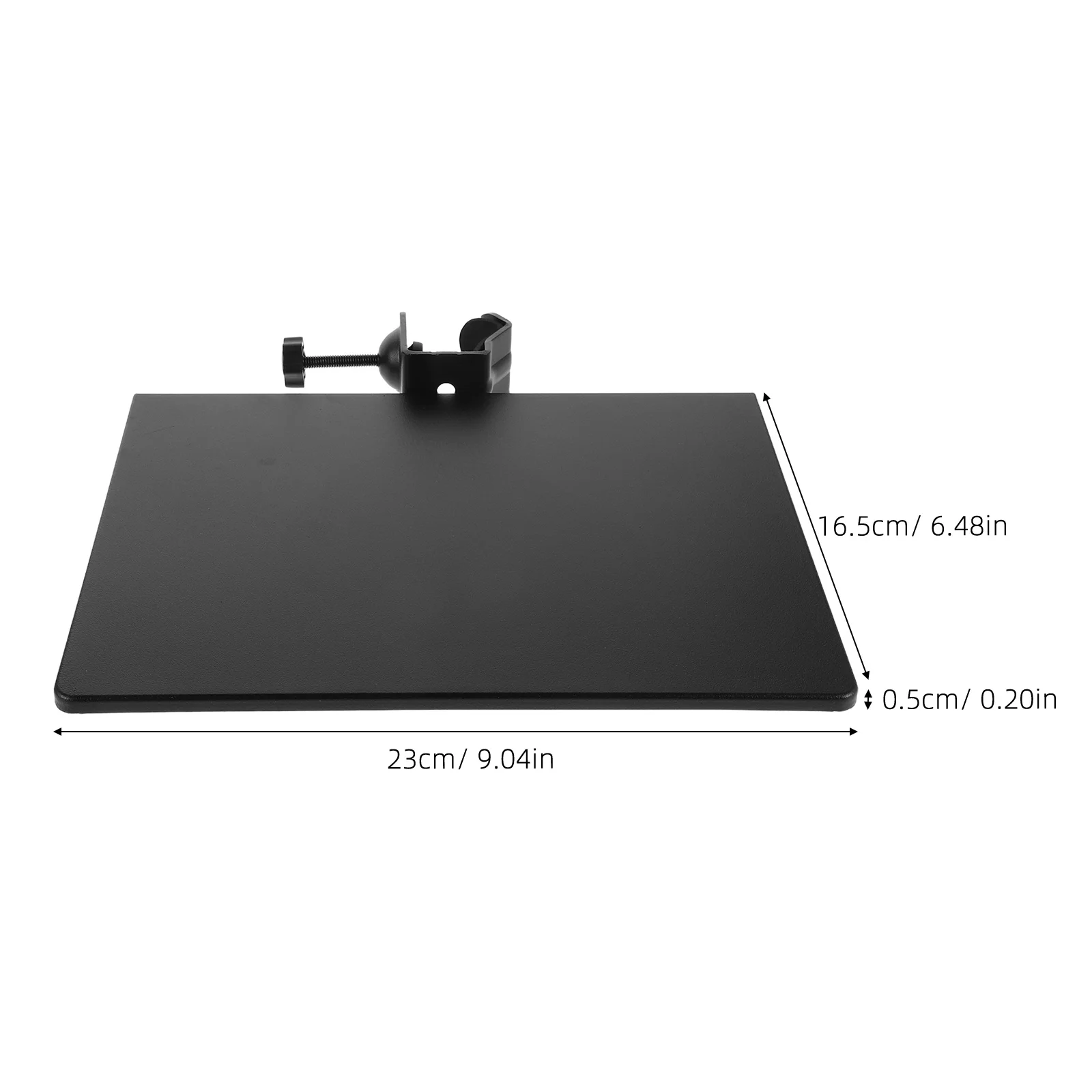 قابل للتعديل حامل ميكروفون صينية مشبك معدني على المنظم لبطاقة الصوت حامل الميكروفون البث المباشر كاريوكي الحفل ورقة الموسيقى