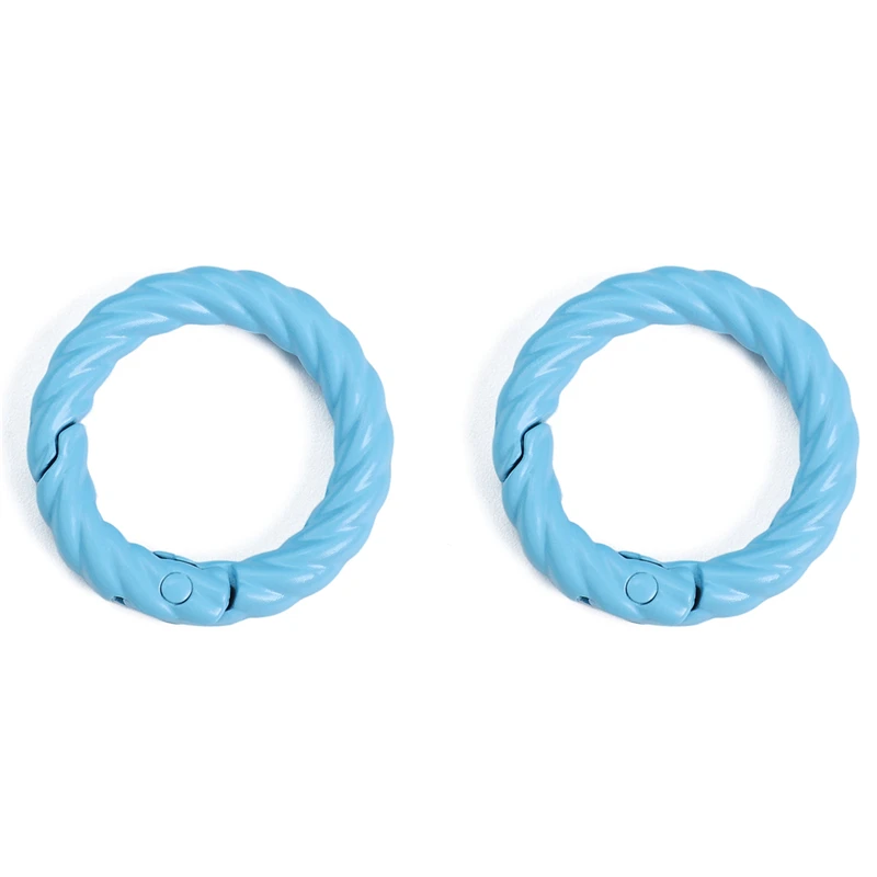 1/5pcs Round Lobster Clasp Keychain DIY Findings