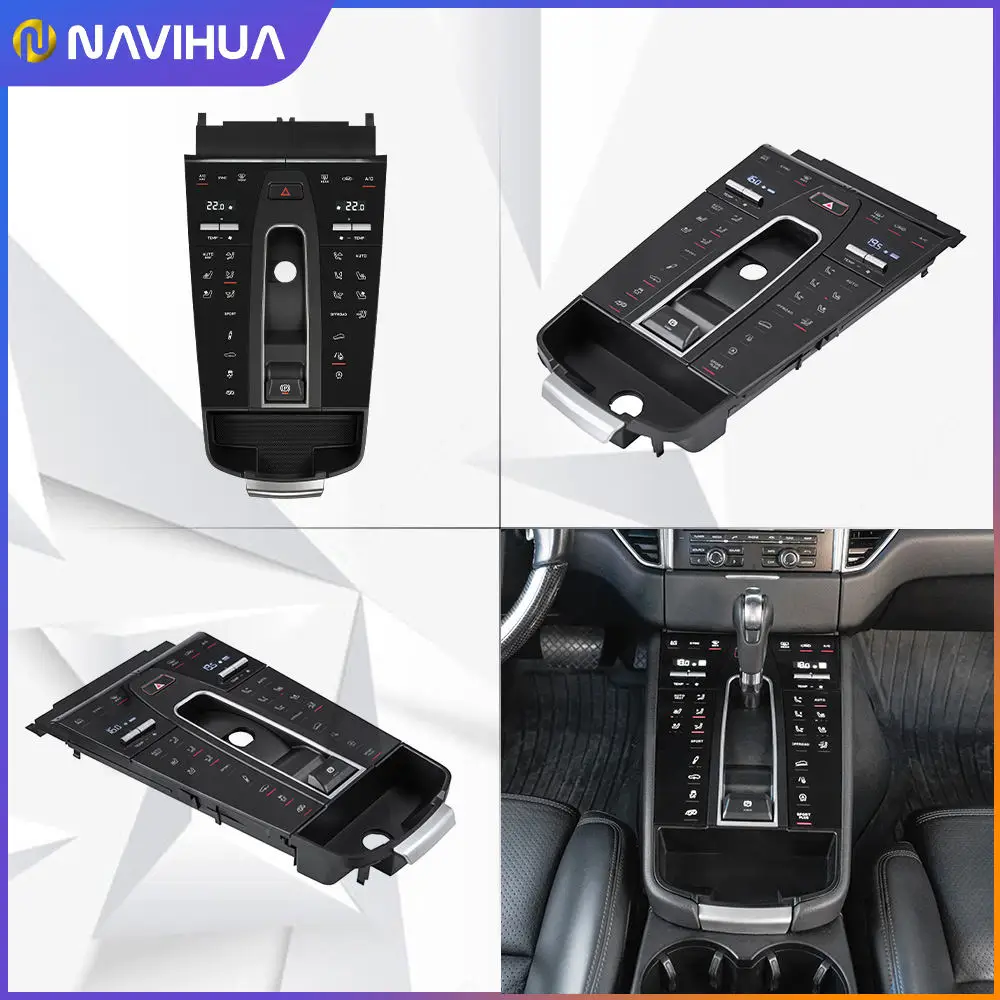 Navihua New Upgrade Console Control Center Panel LCD Touch Panel Car Interior Saddle Plug and Play for Porsche Macan 2014-2021