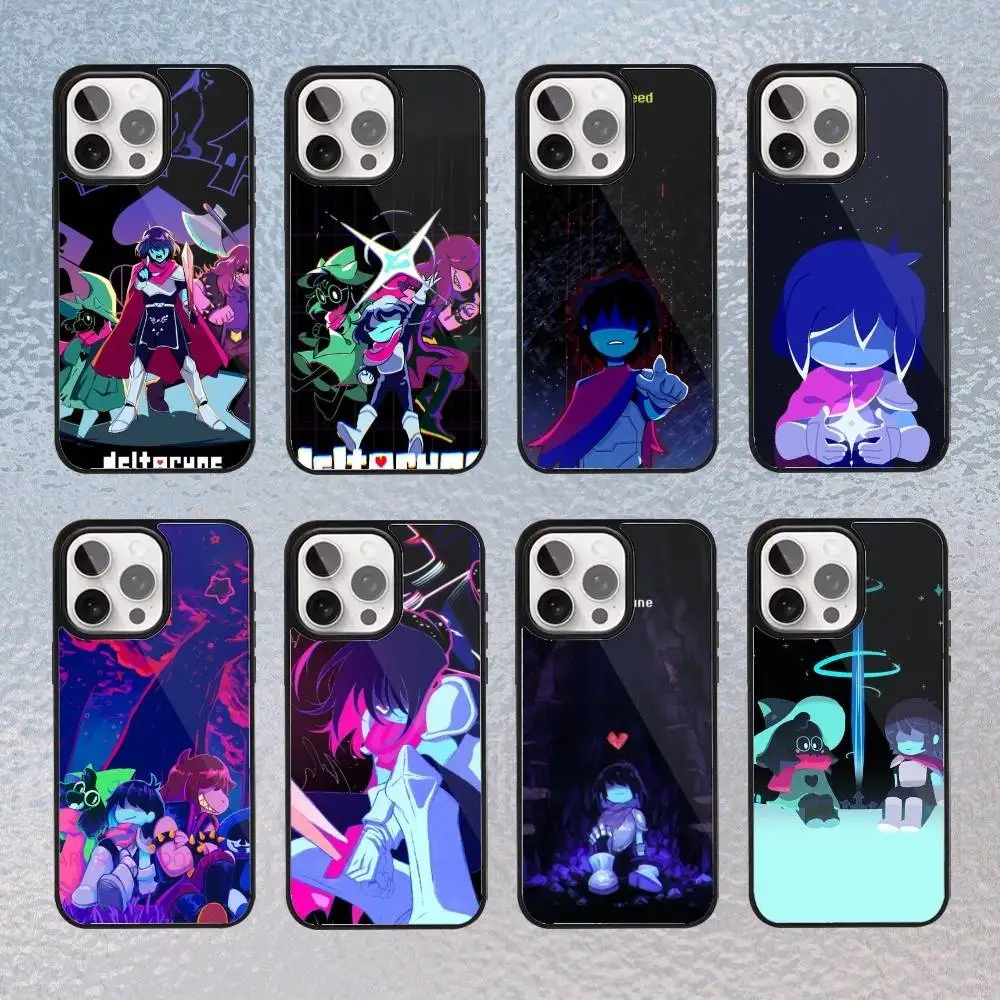 حافظة هاتف D-Deltarune Kris لهاتف iPhone17,16,15,14,13,12,11 Plus، Pro Max Magsafe شحن لاسلكي مغناطيسي #1