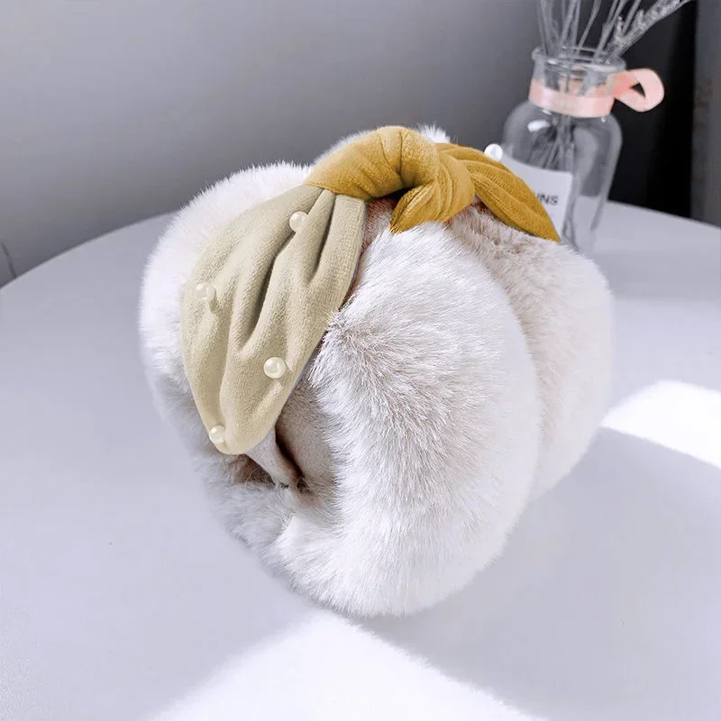 Baby Child Ear Muffs For Boy and Girls Winter Warmers Lovely Bowknot Warm Plush Earmuffs