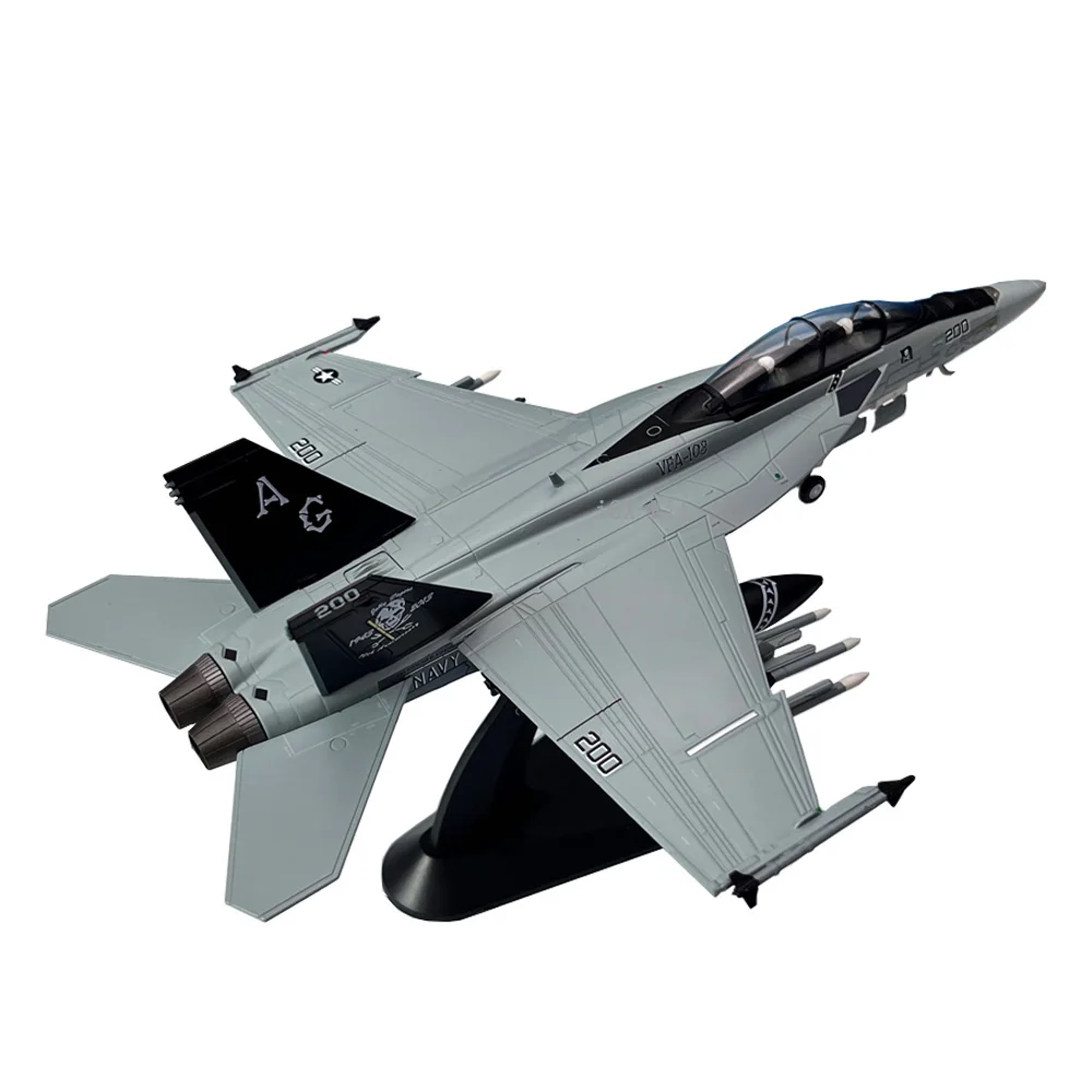 1/72 US Army F/A-18F F-18 Super Hornet F18 Shipborne Fighter selesai Diecast logam pesawat militer Model koleksi mainan atau hadiah