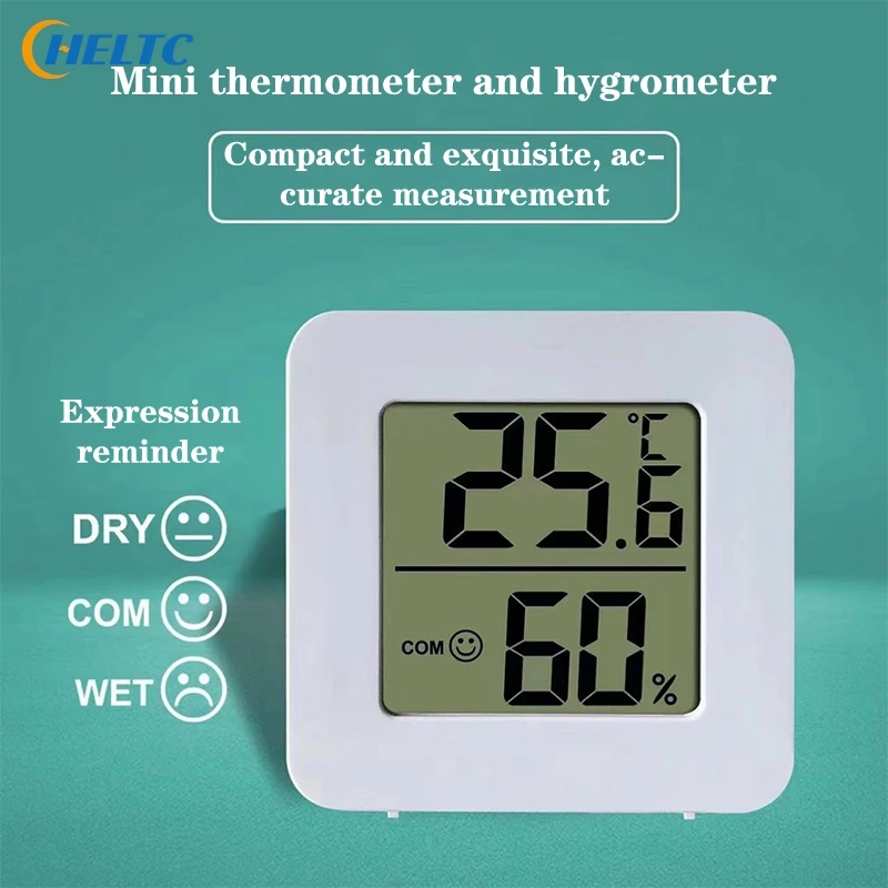 1PC Household Precision Thermometer Mini Indoor Thermometer LCD Digital Temperature Room Hygrometer Gauge Sensor Humidity Meter