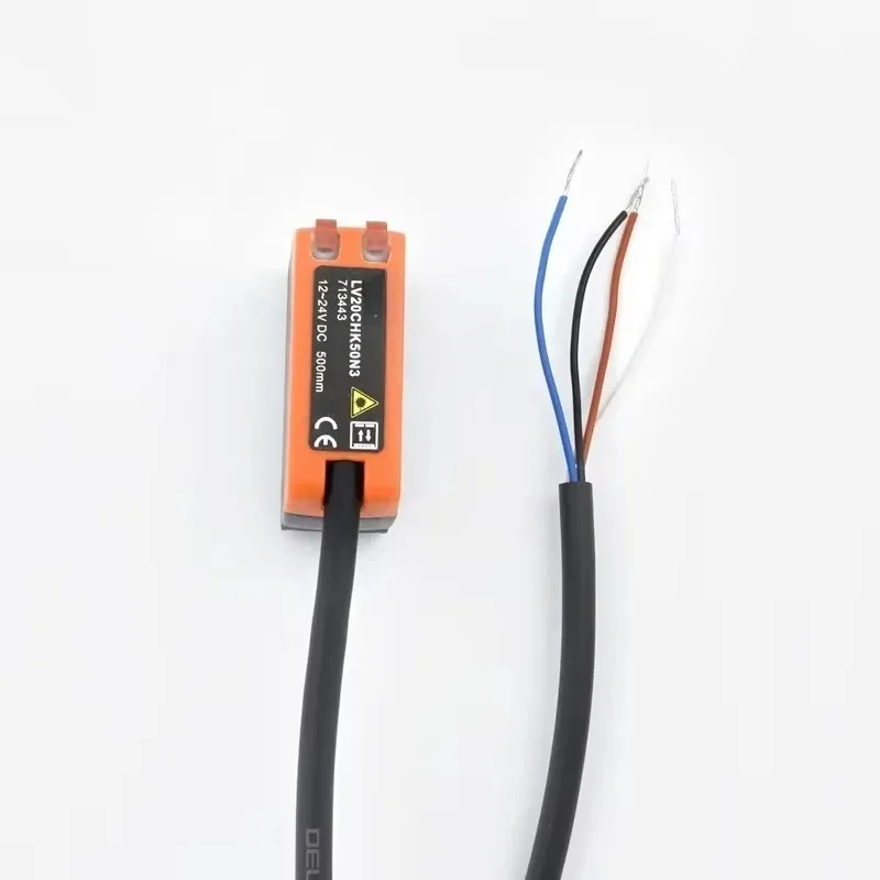 2026 LV20CHK50N3 Optical Sensor 10~30VDC Diffuse Reflection 10~300mm Detect Distance Background Suppression Type