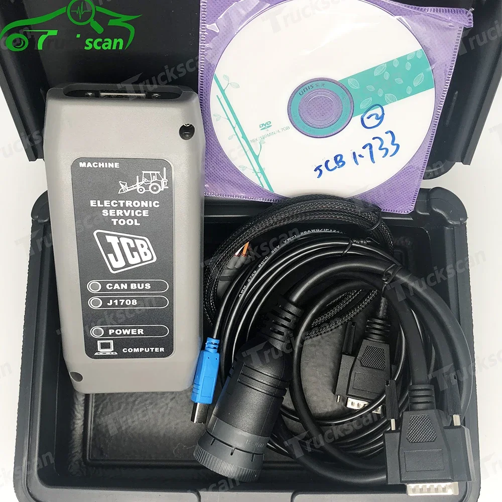 V22.11.2  Construction equipment JCB diagnostic JCB Service Master for Excavator Heavy duty truck diagnostic scanner+CF53 laptop