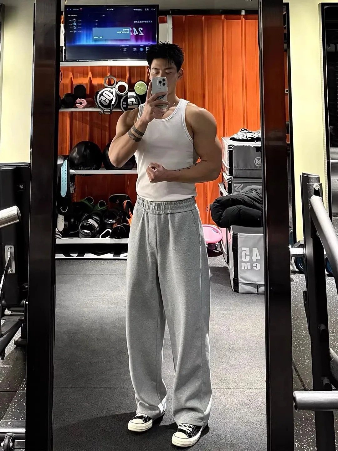 

Мужские спортивные брюки Light ey American Fitn Training Straight Leg Pants Spring Cleanfit Casual Knife Trousers