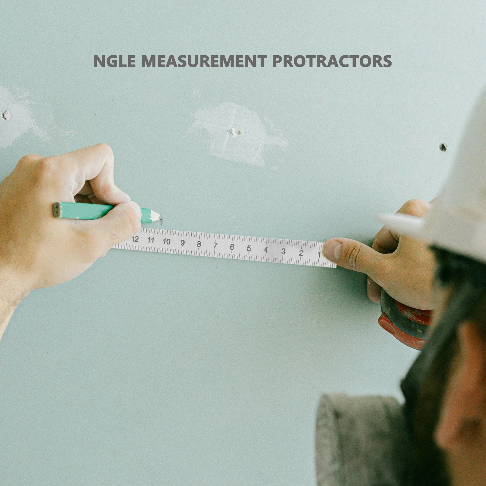 

Multifunctional Stainless Steel 150Mm Protractor Round Head Angle Finder Ruler Swing Arm Measuring Tool for School Office Home