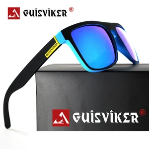 Neue polarisierte Marke Sonnenbrille von Frauen von Männern Erwachsene Quadratfischerei Brille Sonne Brille Brille Fahrt Schatten Plastiksportarten 6 Hauptverkaufsretangulargläser - №1