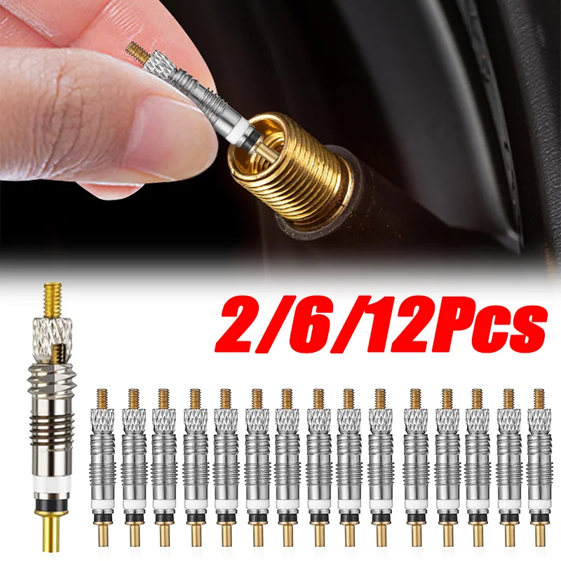 

12pcs Top Quality Bicycle Removable Presta Valve Core MTB Road Bike Replacement Brass Tubeless Core Remover Repair Tool Kit