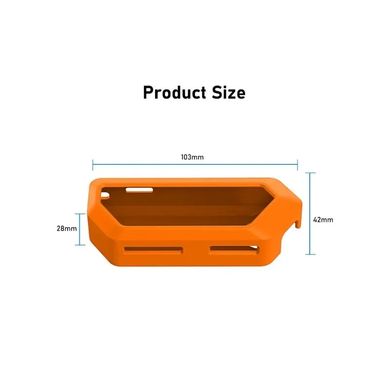Silicone Protective Case for Flipper Zero Full Coverage Shockproof Anti-Scratch Non-Slip Durable Accessories Premium Soft Shell