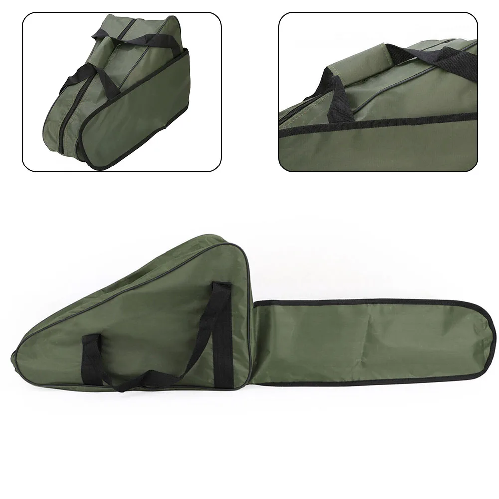 1PCS Portable Chainsaw Bag Army Green Oxford Cloth Tote For 12inch And 16inch Chain Saw Storage Bags Garden Tool Accessories