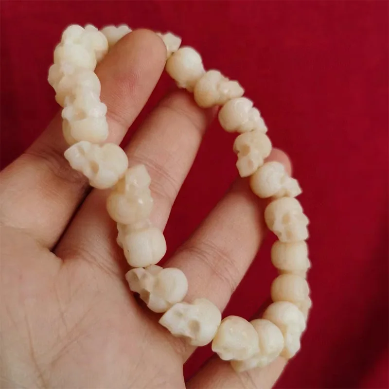 Camel Bone Skeleton Old Spirit Bone Carving Skeleton Corpse Tuolin Master Ethnic Wind Hand String