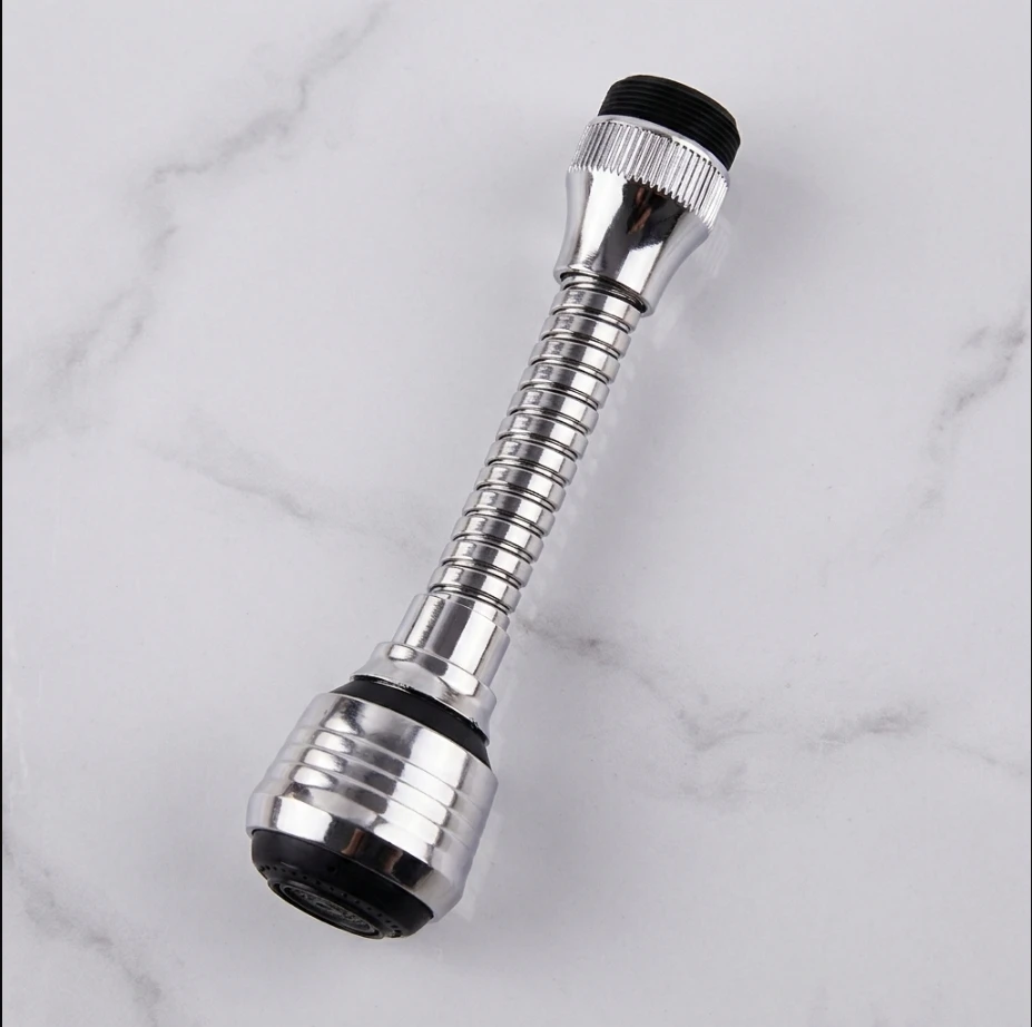 

360° Rotatable Sink Nozzle, Flexible Water Saving Tap Aerator for Kitchen Bathroom