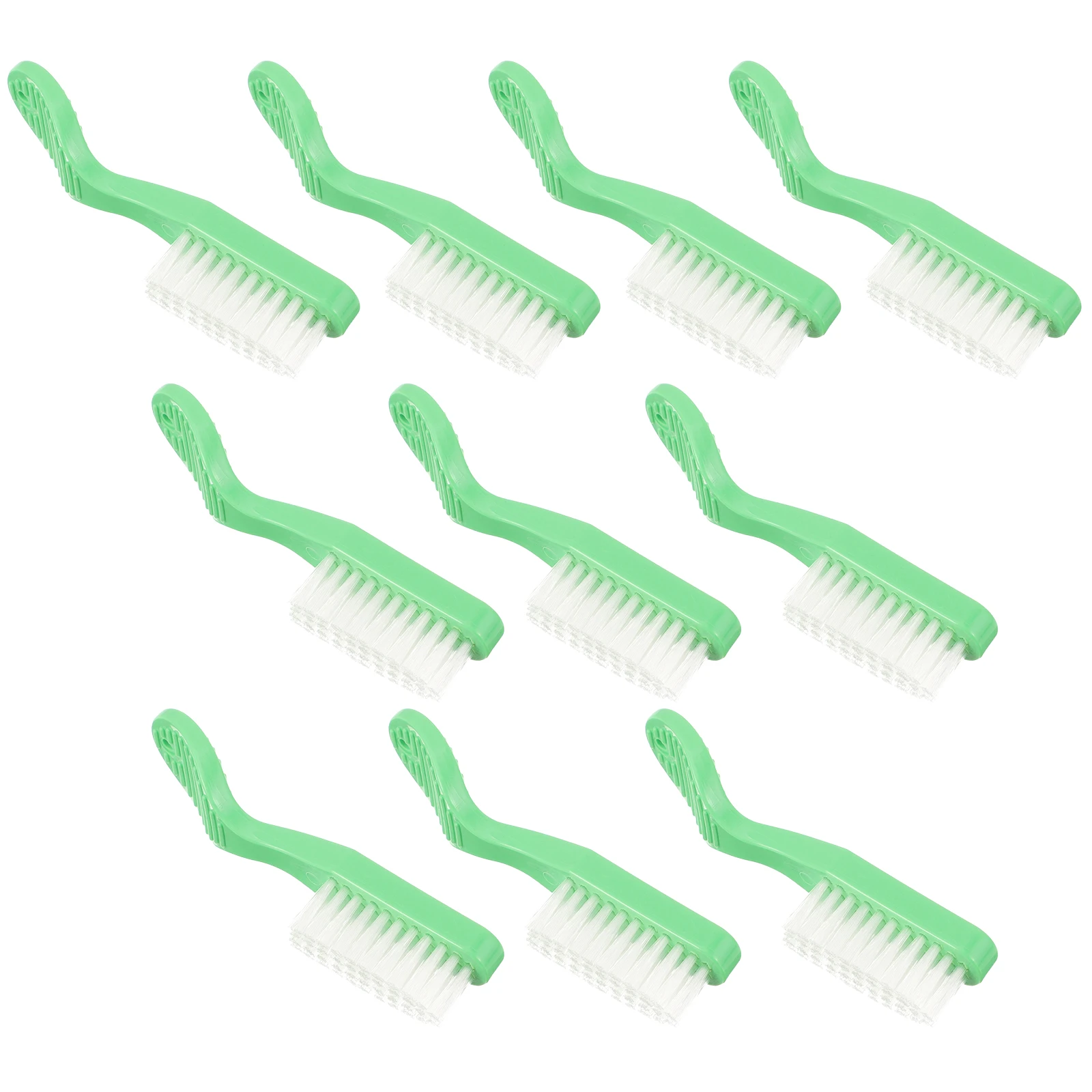 

10Pcs Short Handle Large Head Toothbrush for Prison Use High Grade Plastic Safety Code Anti Suicide Design Easy to Clean