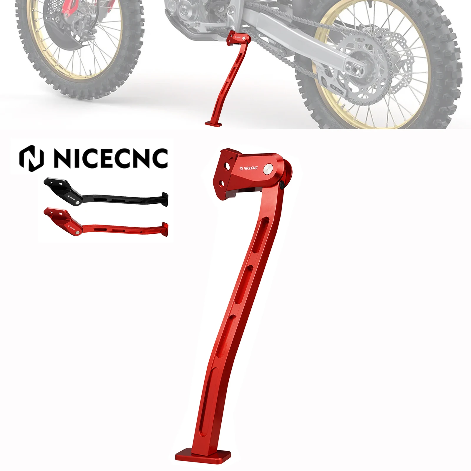 

NICECNC For Honda CRF250R CRF450R 2013-2018 CRF450RWE 2019-2020 CRF 250 450 R 250R Kickstand Sidestand Kick Side Stand Bracket