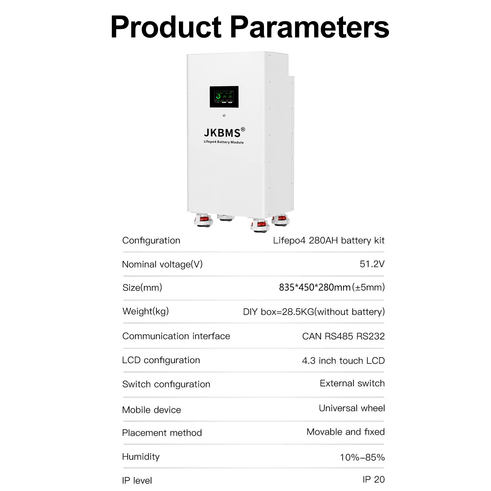 JIKONG V19 Smart Inverter BMS 8S~16S 24V 48V 200A Strom 1A 2A Aktiver Balancer für LiFePO4 Li-Ion LTO Batterie Haushaltsenergiespeicher BMS JK-PB2A16S20P – Detail 20