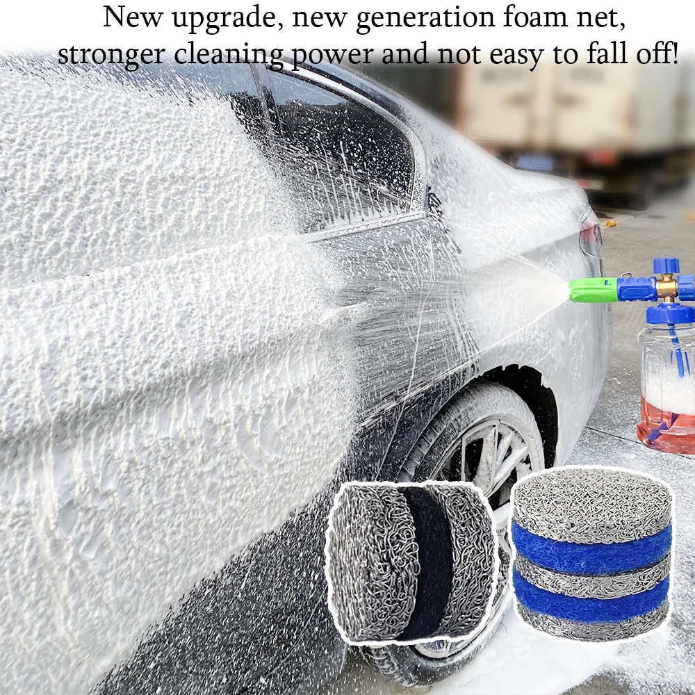Imagem -06 - Espuma Cannon Orifice Bico Pontas e Espuma Maker Filtro de Malha para Lavadora de Alta Pressão Snow Foam Lance Parts 3000 Psi