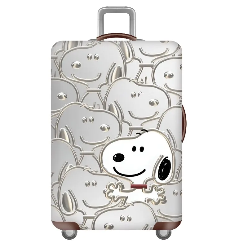 

Snoopy Travel Suitcase Protective Cover Luggage Protective Cover Solid Color Suitable for 18-32 Inch Suitcases Travel Organizer