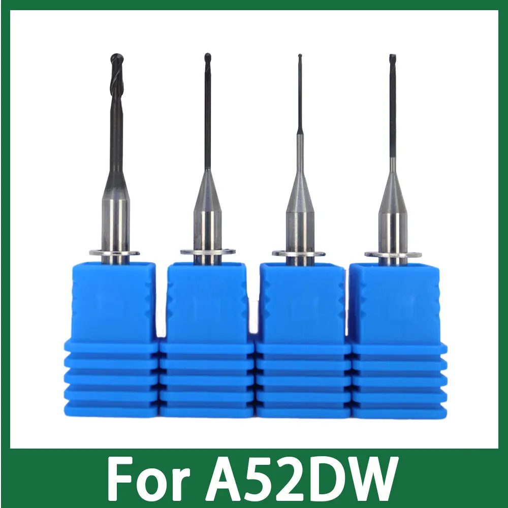 

Wear-resistant CADCAM Milling Cutters Compatible with Upcera A52DW D4.0mm with CVD Diamond Coat for Zirconia Block