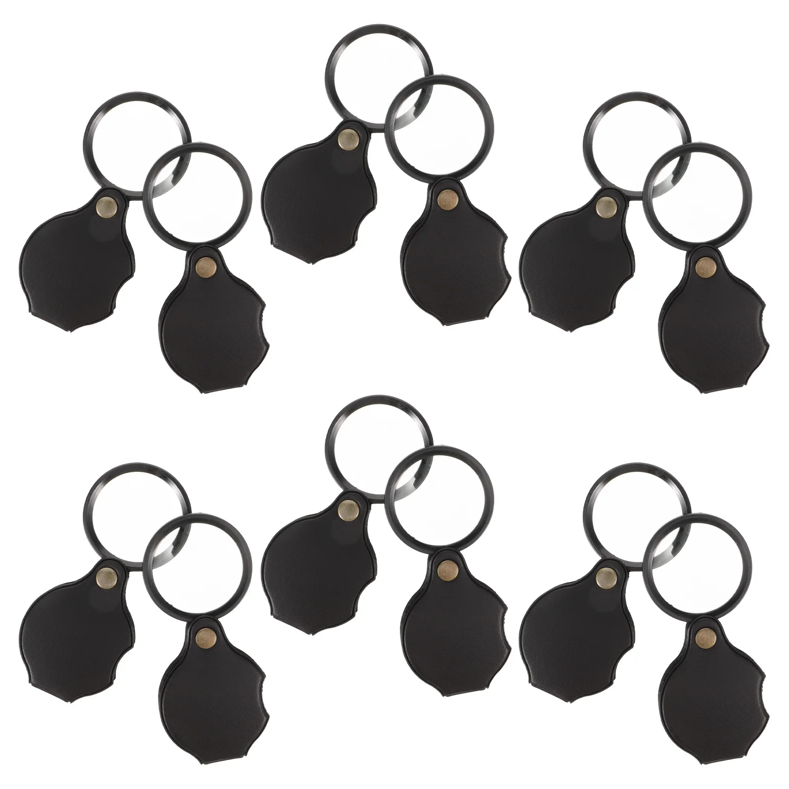 Lupas de mano prácticas para joyería, herramienta de aumento para explorar, diseño portátil ligero, alta definición, 12 Uds.