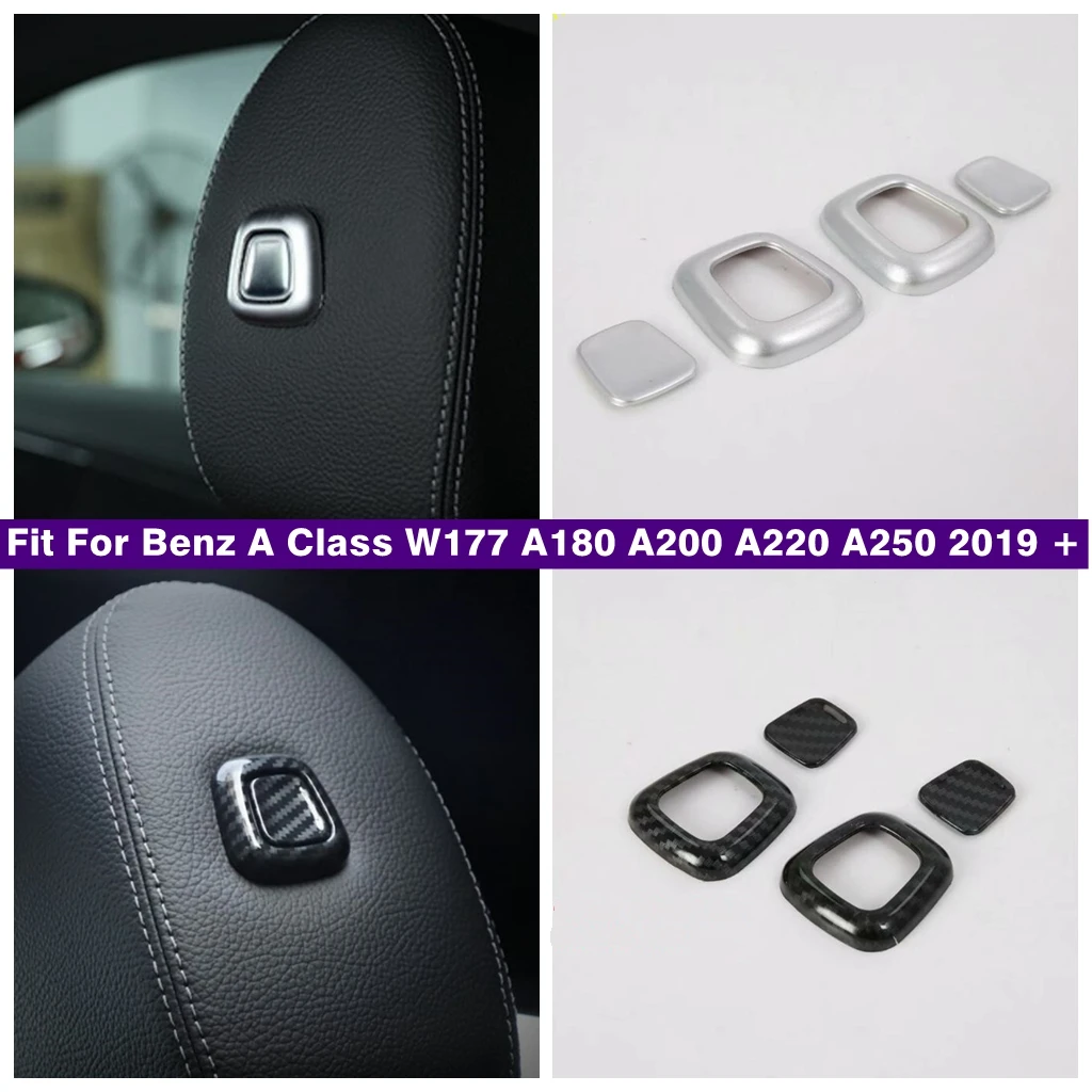 

Seat Head Pillow Headrest Button Decor Cover Trim Fit For Benz A Class W177 A180 A200 A220 A250 2019 - 2022 Interior Accessories