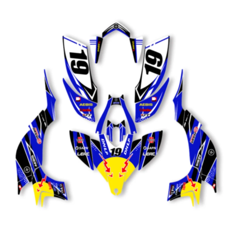 

DSMTECH Motorcycle Graphics Decals Stickers Kits For YAMAHA YFZ450R YFZ450X YFZ 450R 450X 2004 2005 2006 2007 2008 ATV 002