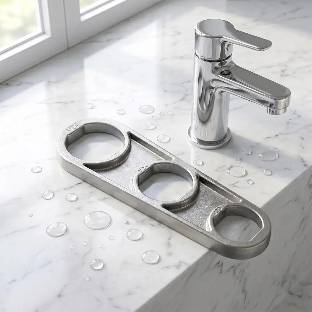 3-in-1 Wrench For 16/20/24mm Alloy Steel 9.2cm Compact For Water Outlet Disassembly Tool Universal Wrench Accessories