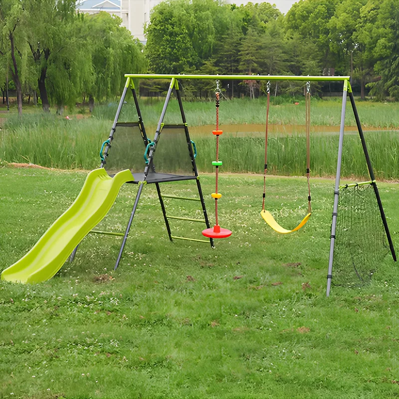 

Household multi-functional slide Outdoor courtyard climbing plate swing frame