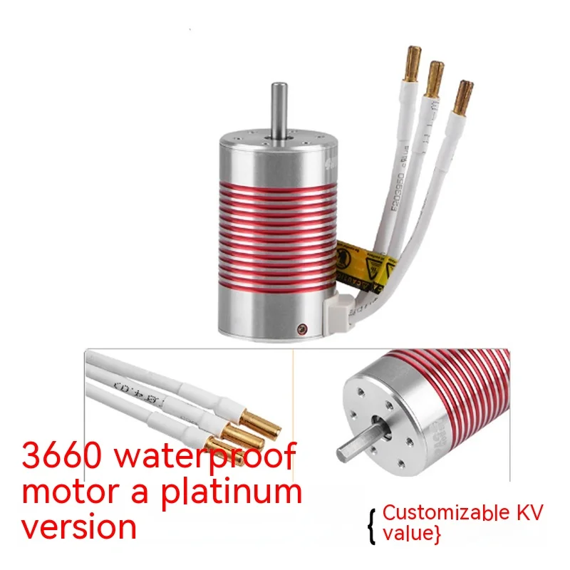 

3660 Brushless Waterproof Motor 2600/3800/4300kv 1/10 Model Remote Control Vehicle Marine Motor