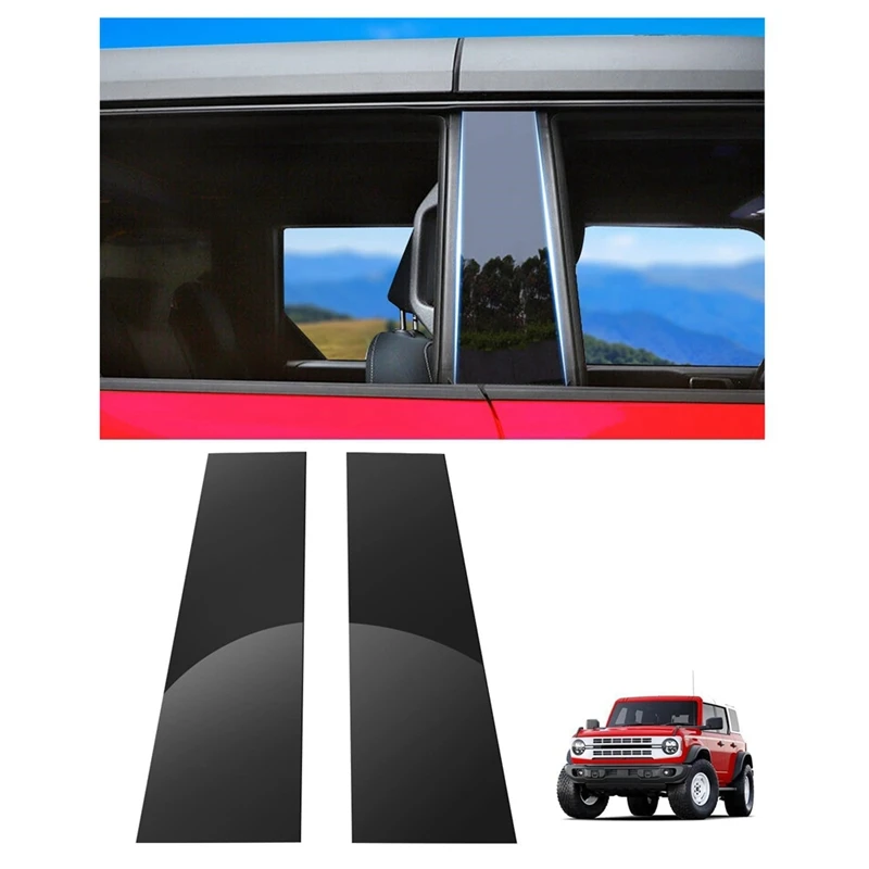 Car Window Moldings Bronco Window Moldings Anti Scratch Stickers For Ford Bronco 2021 2022 2023 4 Door Accessories